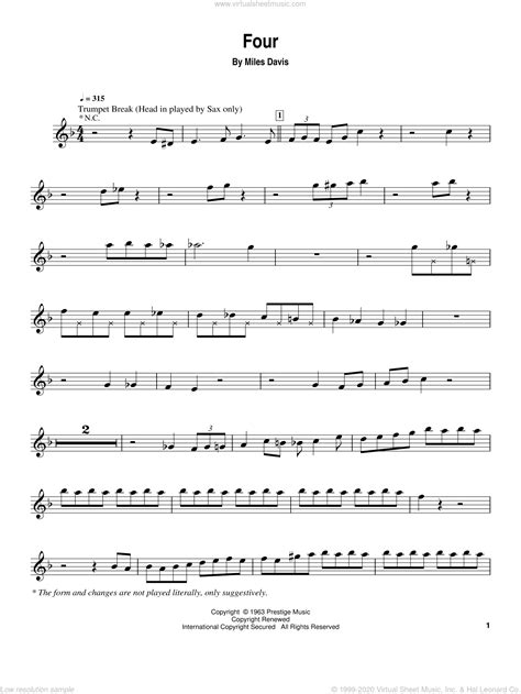 school sheet music for trumpet