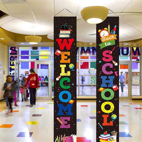 school signs and banners