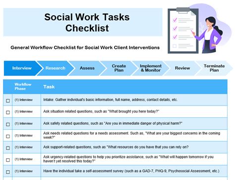 school social work documentation template