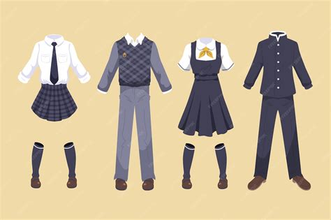 School Uniforms To Draw