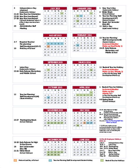 School Year Calendar Printable: Tips And Review