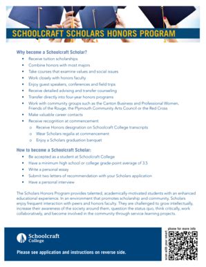 Schoolcraft College Application Deadline