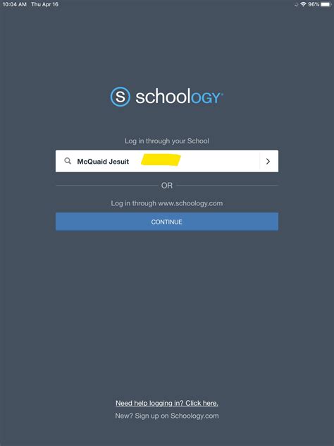 schoology login fcps md