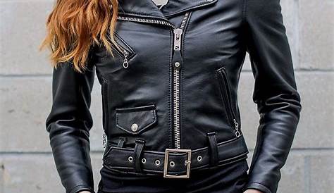 Womens Cafe Leather Jacket - Schott NYC