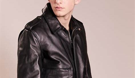 Schott Made in USA Leather jacket - black - Zalando.co.uk