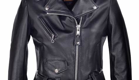 SCHOTT Women's Quilted Black Leather Motorcycle Jacket