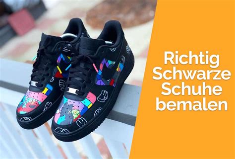 PapierSchereStoff Aus Alt mach Neu Schuhe bemalen/Einfärben