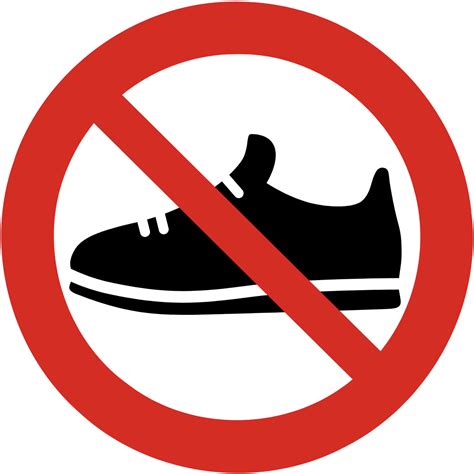 Schuhe verboten stock abbildung. Illustration von abnutzung 59216