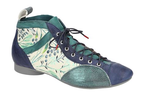 Think AIDA elegante Halbschuhe für Damen in blau www.schuhe.kaufen