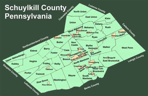 schuylkill county tax parcel map
