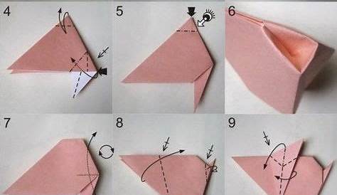 origami-schwein3 | Origami, Basteln, Basteln anleitung