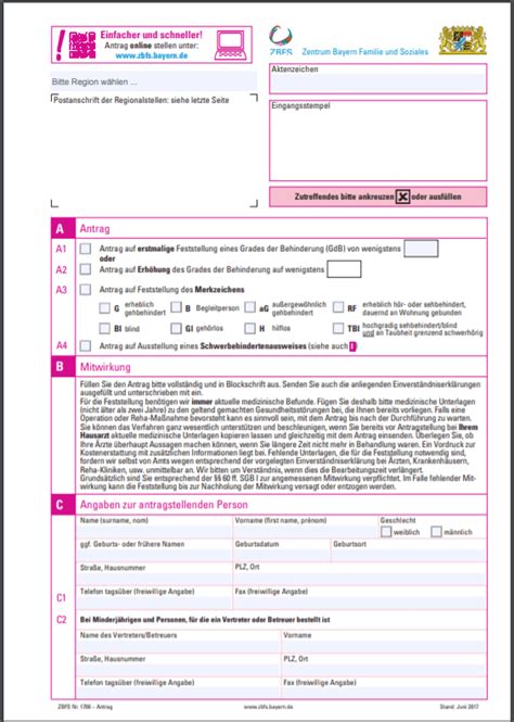 schwerbehindertenabgabe formular