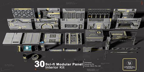 Sci Fi Panels Blender