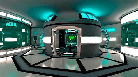 sci fi room 3d model