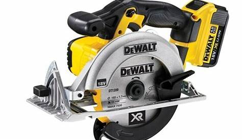 Scie Dewalt A Batterie DEWLT Circulaire 20V MX XR LithiumIon Sans Fil Et