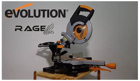 Scie Radiale Evolution Rage Power Tools A Onglet Multiusages