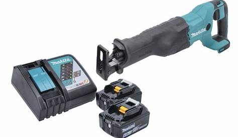 Makita Scie Sabre À Batterie 18 V Liion 5 Ah