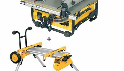 Scie sur table DEWALT DWE7485 Ø 210mm 1850W + Piétement à