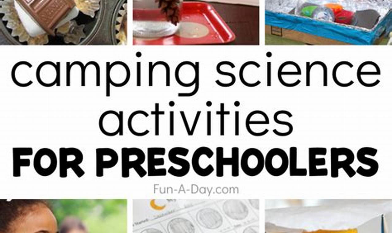science activities for preschoolers about camping