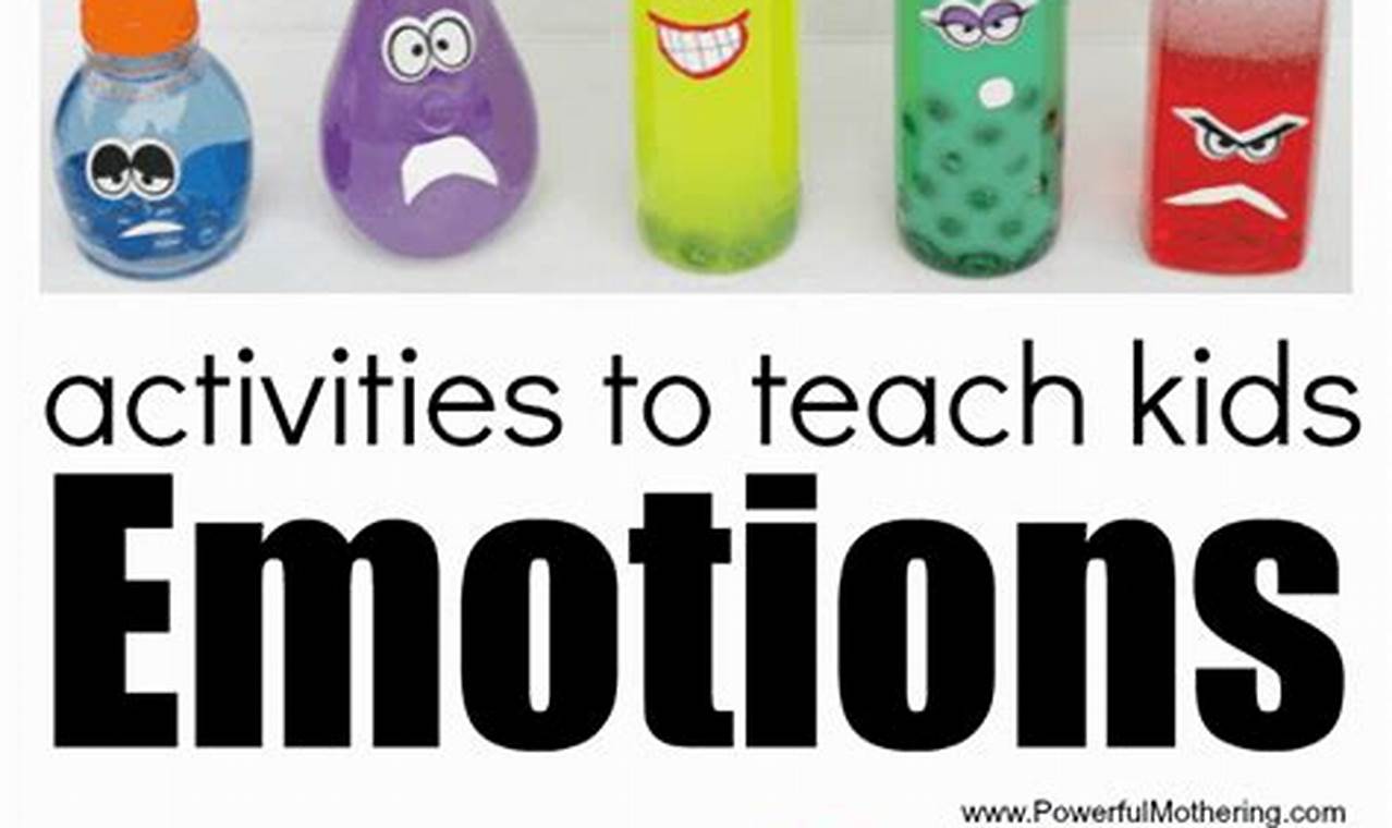 science activities for preschoolers emotions