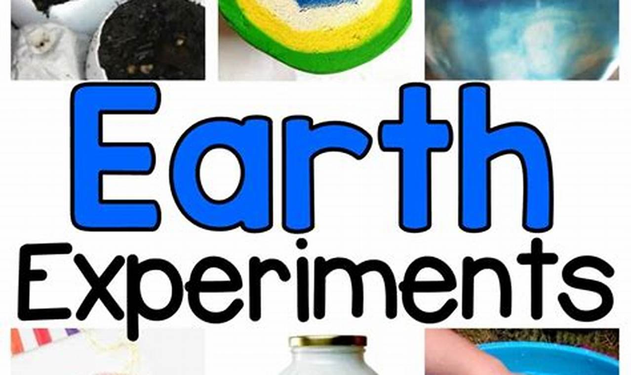 science experiment on earth
