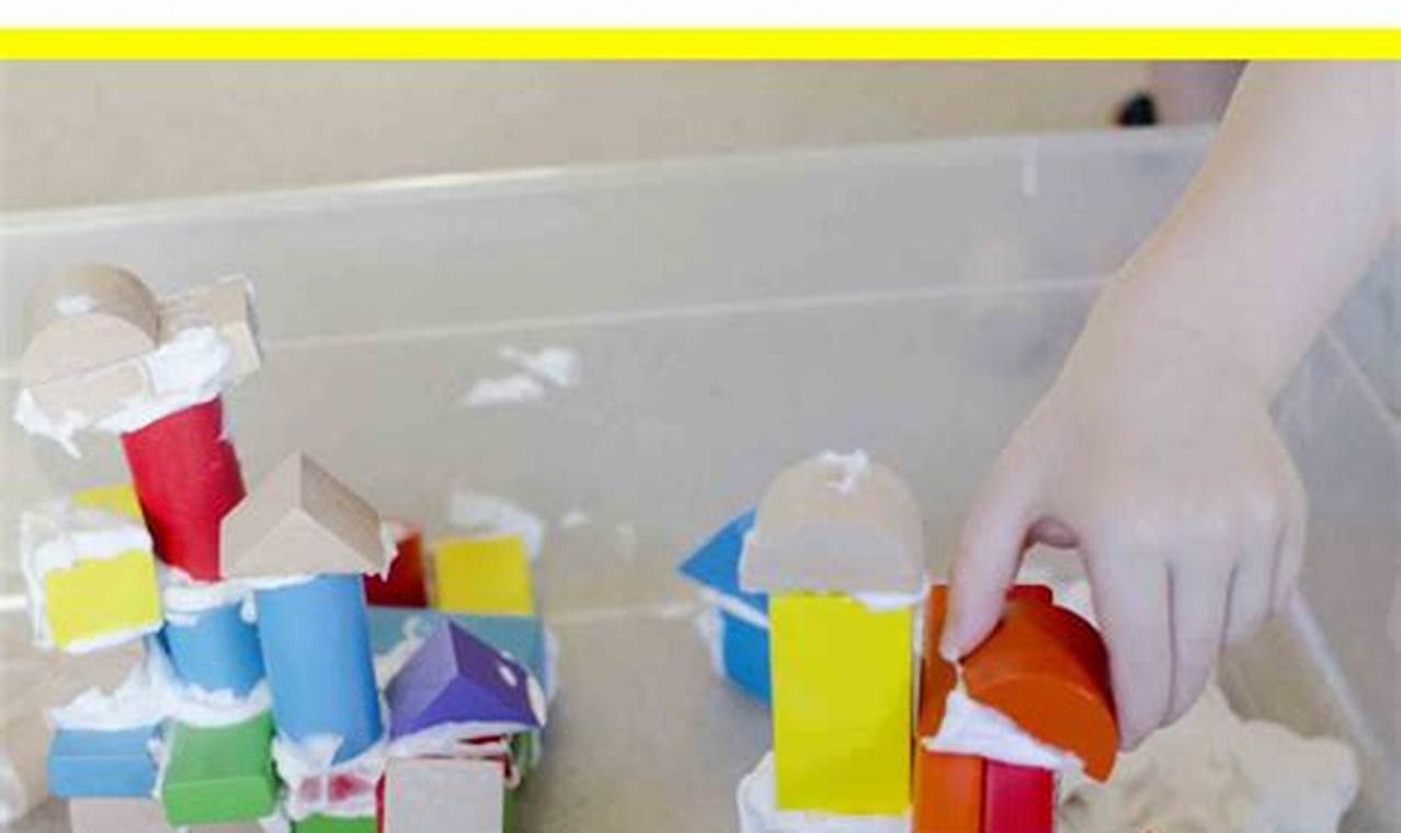 science experiments for preschoolers using shaving cream