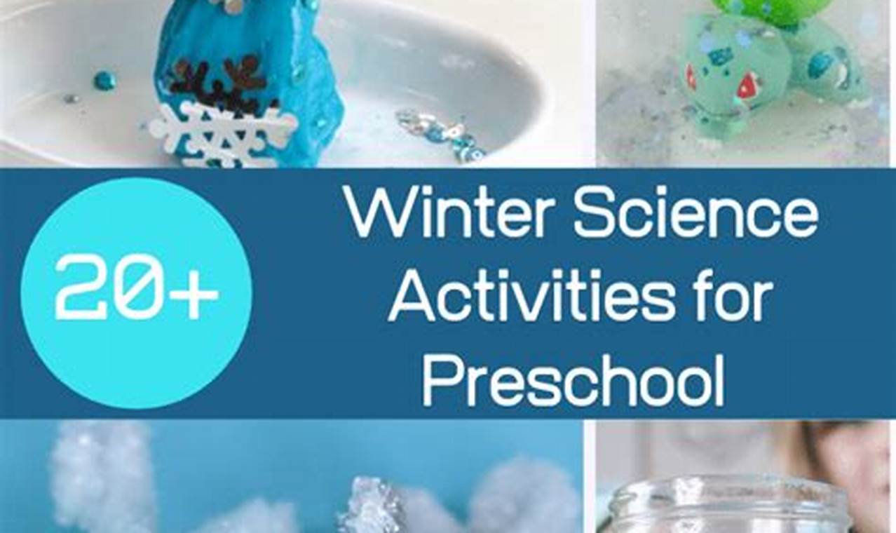 science experiments for preschoolers winter