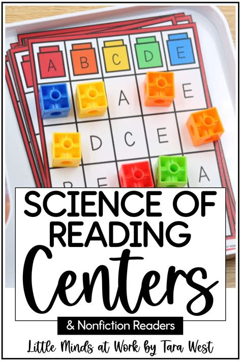 Science of Reading Aligned Literacy Centers Kindergarten and 1st Grade