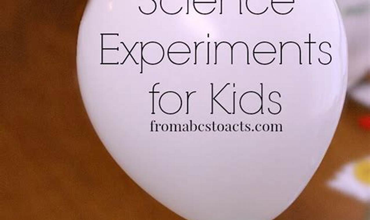 science projects for preschoolers vinegar