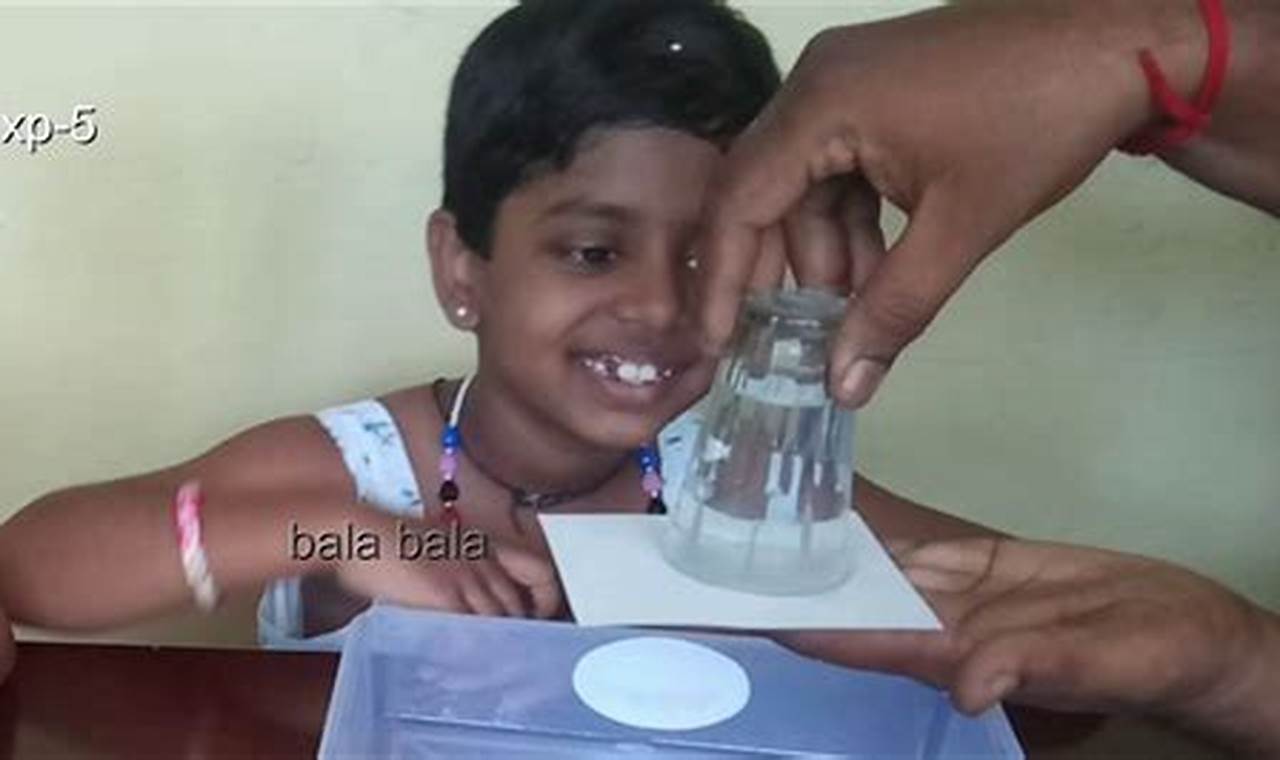 science simple experiment in tamil