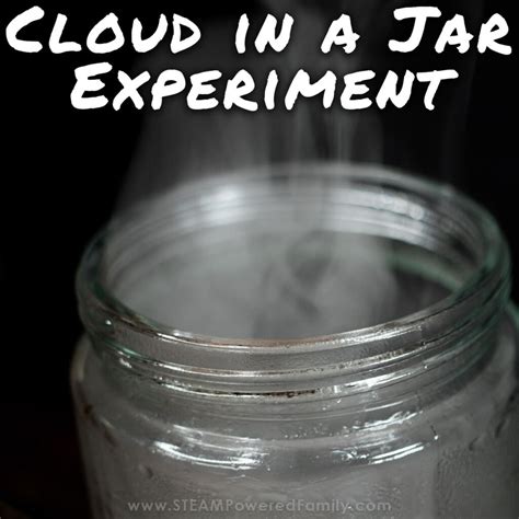 Science Experiment Cloud In A Jar