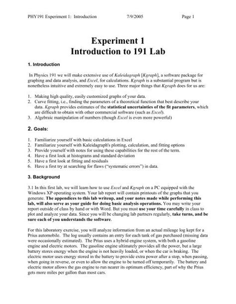 science experiment introduction example