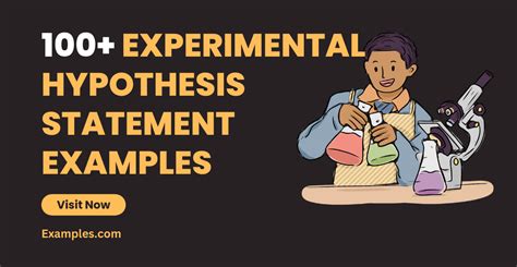 Science Experiments Hypothesis Examples