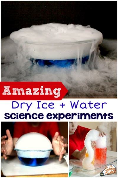 science experiments with dry ice