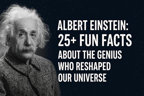 Science Facts About Albert Einstein