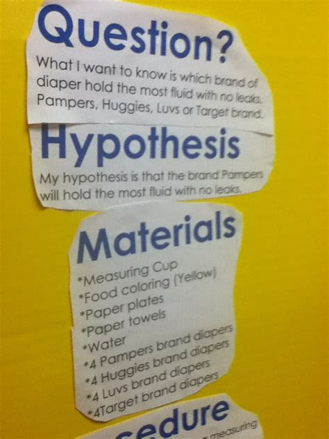 Science Fair Hypothesis Ideas