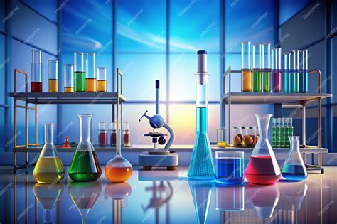 Science Laboratory Background Design