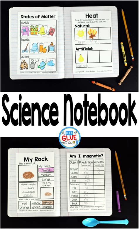 Science Notebook For Kindergarten