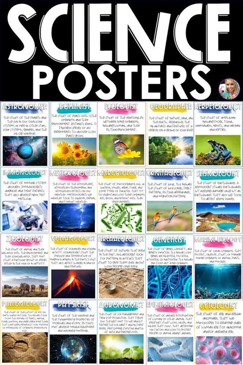 science posters for classroom free