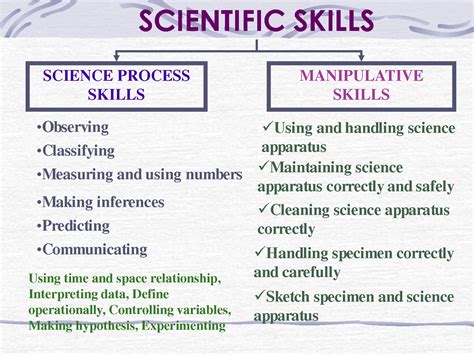 science process skills definition and examples
