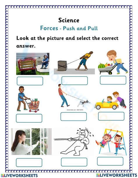 Science Push And Pull Unit Of Work