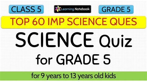 science questions for class 5 to 7 with answers
