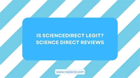 Sciencedirect Legit