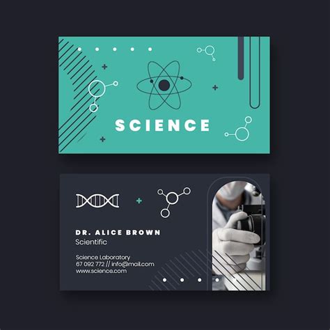 Medical Laboratory Scientist Business Card Design 301091