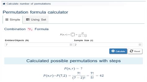 Scientific Calculator Permutation