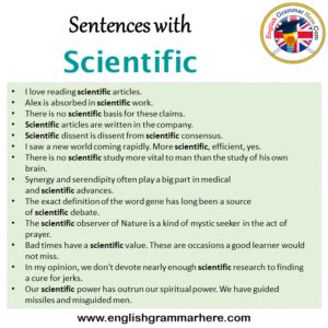 scientific theory in a sentence examples