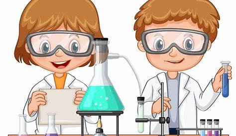 Deux enfants faisant des expériences scientifiques en