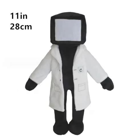 scientist tv man plush