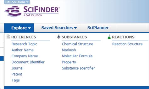 scifinder chemical search