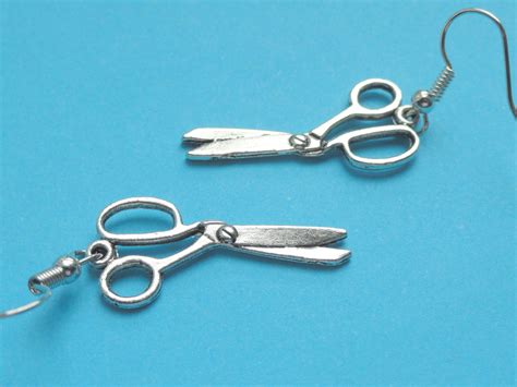 Scissors Charm Earrings